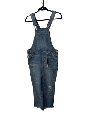 True Craft Rohan NWT distressed young contemporary denim overalls sz 9